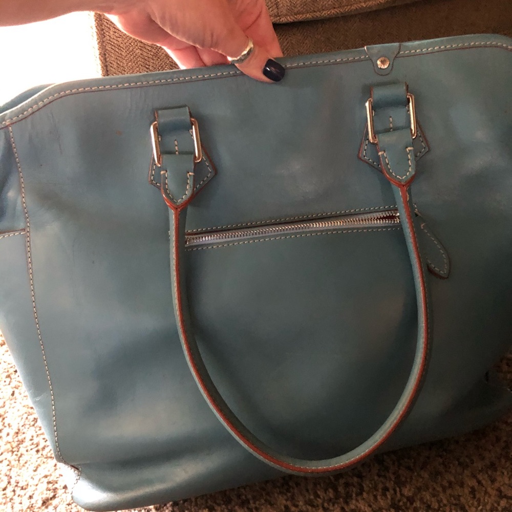 Dooney & Bourke Large Leather Tote/Computer Bag - Picture 2 of 7